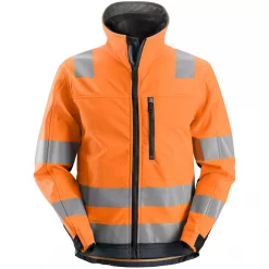 Snickers Workwear Snickers AllroundWork Softshelljacke, Hi-vis Orange/Grau, Herren