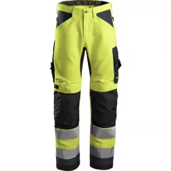 Snickers Workwear Snickers AllroundWork Arbeitshose, Hi-vis Gelb/Grau, Herren