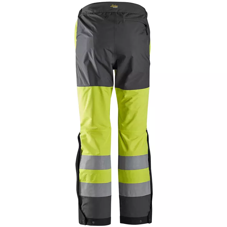 Snickers Workwear Snickers AllroundWork Shellhose, Hi-Vis Gelb /Steel Grey, Herren 7 Snickers Workwear Snickers AllroundWork Shellhose, Hi-Vis Gelb /Steel Grey, Herren – Bild 5