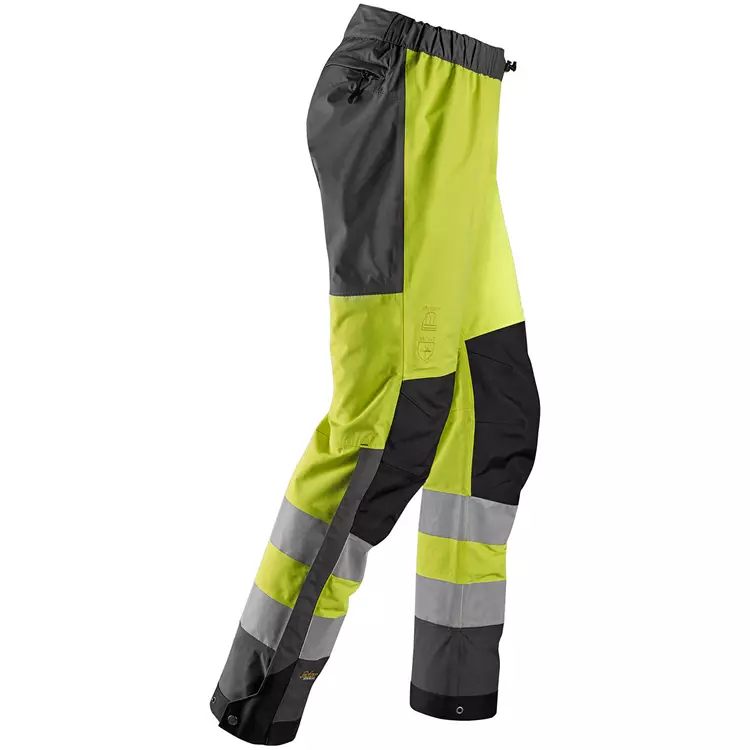 Snickers Workwear Snickers AllroundWork Shellhose, Hi-Vis Gelb /Steel Grey, Herren 9 Snickers Workwear Snickers AllroundWork Shellhose, Hi-Vis Gelb /Steel Grey, Herren – Bild 7