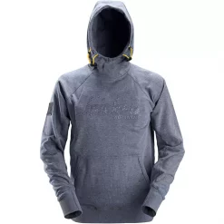 Snickers Workwear Snickers Kapuzensweatshirt Mit Logo, Dunkel Blaumeliert, Herren