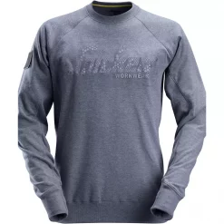 Snickers Workwear Snickers Sweatshirt Mit Logo, Aquablau, Herren -Snickers Workwear Verkäufe 102192 10 1