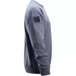 Snickers Workwear Snickers Sweatshirt Mit Logo, Dunkel Blaumeliert, Herren -Snickers Workwear Verkäufe 102192 20