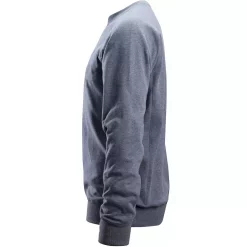 Snickers Workwear Snickers Sweatshirt Mit Logo, Dunkel Blaumeliert, Herren -Snickers Workwear Verkäufe 102192 40