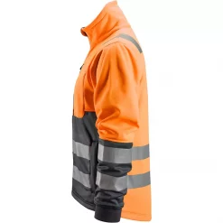 Snickers Workwear Snickers AllroundWork Fleecejacke, HI-Vis Orange/Steel Grey, Herren -Snickers Workwear Verkäufe 102288 40