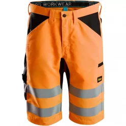 Snickers Workwear Snickers LiteWork Arbeitsshorts, Hi-Vis Orange/Schwarz, Herren -Snickers Workwear Verkäufe 102300 10