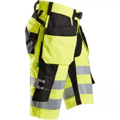 Snickers Workwear Snickers FlexiWork Handwerkershorts, Hi-vis Gelb/Schwarz, Herren -Snickers Workwear Verkäufe 102306 20