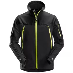 Snickers Workwear Snickers FlexiWork Stretch-Softshelljacke, Schwarz/Gelb, Herren -Snickers Workwear Verkäufe 104110 10 1