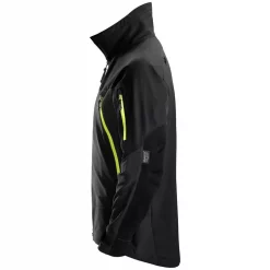 Snickers Workwear Snickers FlexiWork Stretch-Softshelljacke, Schwarz/Gelb, Herren -Snickers Workwear Verkäufe 104110 20