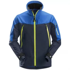 Snickers Workwear Snickers FlexiWork Stretch-Softshelljacke, Apfelgrün/Waldgrün, Herren, Schwarz/gelb -Snickers Workwear Verkäufe 104113 10 1