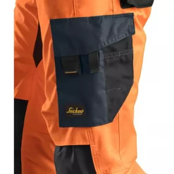 Snickers Workwear Snickers AllroundWork 37,5® Winterhose+, HI-Vis Orange/Steel Grey, Herren -Snickers Workwear Verkäufe 104545 50