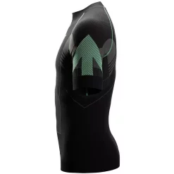 Snickers Workwear Snickers FlexWork Nahtloses T-Shirt, Schwarz/Grau, Herren -Snickers Workwear Verkäufe 104627 40