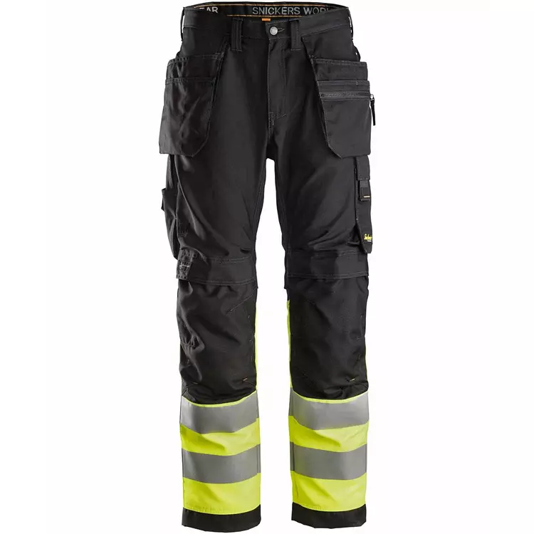 Snickers Workwear Snickers AllroundWork Handwerkerhose, Hi-vis Gelb/Schwarz, Herren 3 Snickers Workwear Snickers AllroundWork Handwerkerhose, Hi-vis Gelb/Schwarz, Herren