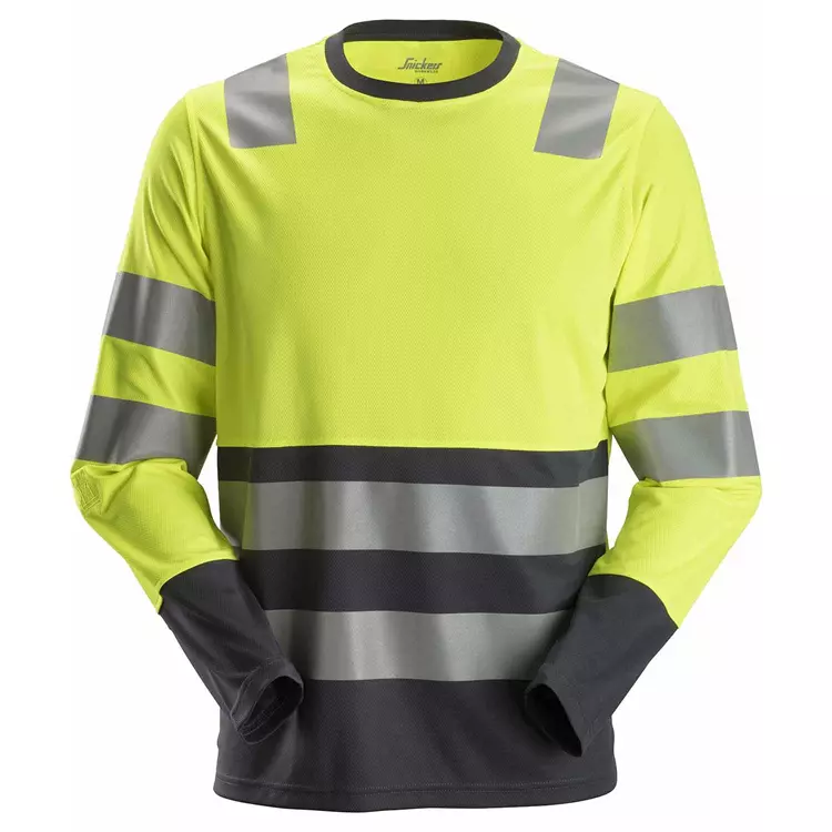 Snickers Workwear Snickers AllroundWork Langärmliges T-Shirt, Hi-vis Gelb/anthrazit, Herren 12 Snickers Workwear Snickers AllroundWork Langärmliges T-Shirt, Hi-vis Gelb/anthrazit, Herren – Bild 10