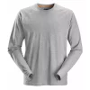 Snickers Workwear Snickers AllroundWork Langärmliges T-Shirt, Hellgrau Meliert, Herren