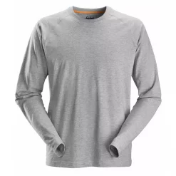 Snickers Workwear Snickers AllroundWork Langärmliges T-Shirt, Hellgrau Meliert, Herren