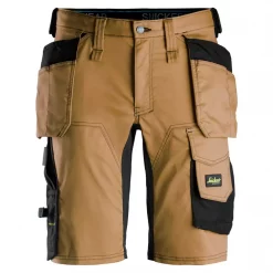 Snickers Workwear Snickers AllroundWork Handwerkershorts, Braun/Schwarz, Herren