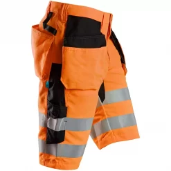 Snickers Workwear Snickers LiteWork Handwerkershorts, Hi-Vis Orange/Schwarz, Herren -Snickers Workwear Verkäufe 106773 40