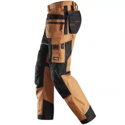 Snickers Workwear Snickers RuffWork Canvas+ Handwerkerhose, Braun/Schwarz, Herren -Snickers Workwear Verkäufe 110143 30