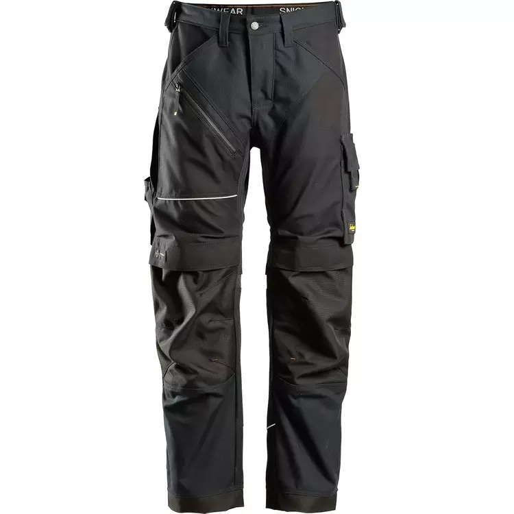 Snickers Workwear Snickers RuffWork Canvas+ Arbeitshose, Stahlgrau/Schwarz, Herren 10 Snickers Workwear Snickers RuffWork Canvas+ Arbeitshose, Stahlgrau/Schwarz, Herren – Bild 9