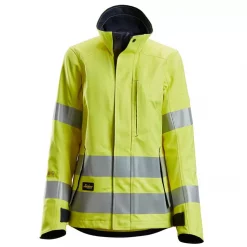 Snickers Workwear Snickers ProtecWork Damenjacke, Hi-Vis Gelb/Navy