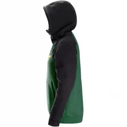 Snickers Workwear Snickers AllroundWork Logo Kapuzenpullover, Waldgrün/Schwarz, Herren -Snickers Workwear Verkäufe 110265 30