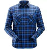 Snickers Workwear Snickers AllroundWork Flanellhemd, Navy/Blau, Herren