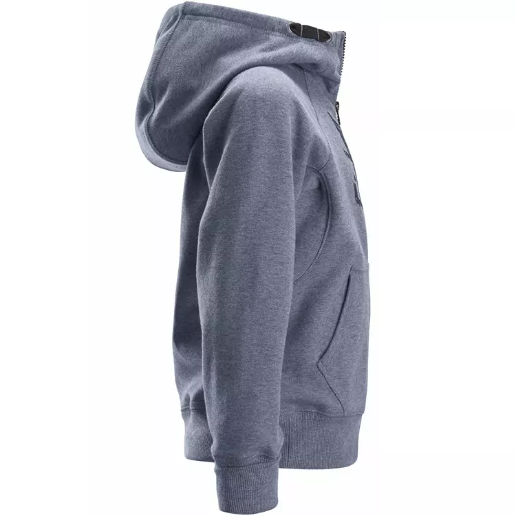 Snickers Workwear Snickers Logo Kapuzensweatshirt Für Kinder, Dunkel Blaumeliert 9 Snickers Workwear Snickers Logo Kapuzensweatshirt Für Kinder, Dunkel Blaumeliert – Bild 7