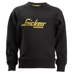 Snickers Workwear Snickers Logo-Sweatshirt Für Kinder, Schwarz