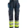 Snickers Workwear Snickers FlexiWork Handwerkerhose, Marine/Hi-Vis Gelb, Herren -Snickers Workwear Verkäufe 114040 10