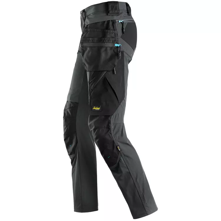 Snickers Workwear Snickers LiteWork Handwerkerhose Full Stretch, Stahlgrau/Schwarz, Herren 7 Snickers Workwear Snickers LiteWork Handwerkerhose Full Stretch, Stahlgrau/Schwarz, Herren – Bild 5