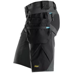 Snickers Workwear Snickers LiteWork Handwerkershorts Full Stretch, Stahlgrau/Schwarz, Herren -Snickers Workwear Verkäufe 116731 30