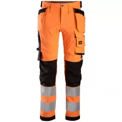 Snickers Workwear Snickers AllroundWork Handwerkerhose, Hi-Vis Orange/Schwarz, Herren