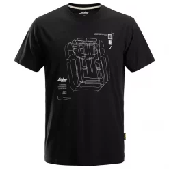 Snickers Workwear Snickers AllroundWork 2-pack T-Shirts, Schwarz/Weiß, Herren, Schwarz/weiß -Snickers Workwear Verkäufe 116740 20