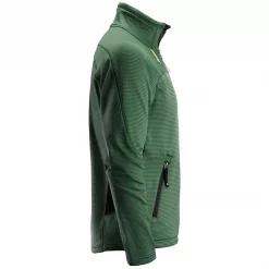 Snickers Workwear Snickers Body Mapping Microfleecejacke, Waldgrün/Schwarz, Herren -Snickers Workwear Verkäufe 116786 40