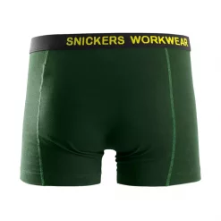 Snickers Workwear Snickers 2er Pack Boxershorts, Schwarz/Waldgrün, Herren, Schwarz/anthrazitgrau -Snickers Workwear Verkäufe 116795 20