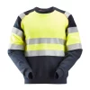 Snickers Workwear Snickers ProtecWork Sweatshirt, Marine/Hi-Vis Gelb, Herren -Snickers Workwear Verkäufe 119278 10