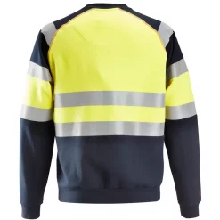 Snickers Workwear Snickers ProtecWork Sweatshirt, Marine/Hi-Vis Gelb, Herren -Snickers Workwear Verkäufe 119278 30