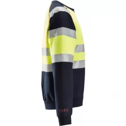 Snickers Workwear Snickers ProtecWork Sweatshirt, Marine/Hi-Vis Gelb, Herren -Snickers Workwear Verkäufe 119278 50