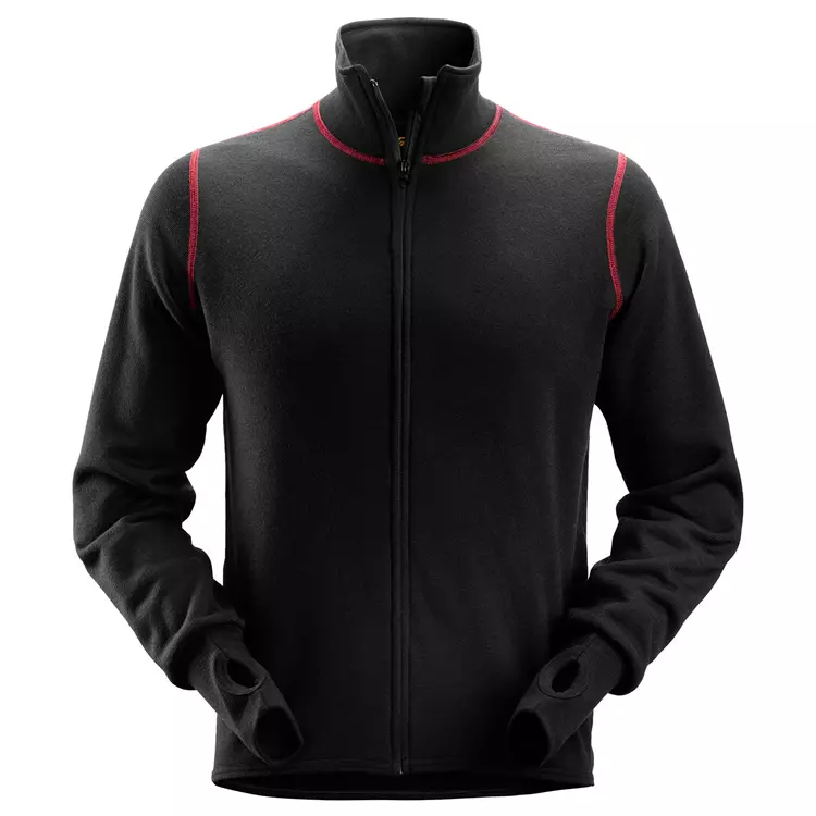 Snickers Workwear Snickers ProtecWork Wollfrottee Arbeitsjacke, Schwarz, Herren 3 Snickers Workwear Snickers ProtecWork Wollfrottee Arbeitsjacke, Schwarz, Herren