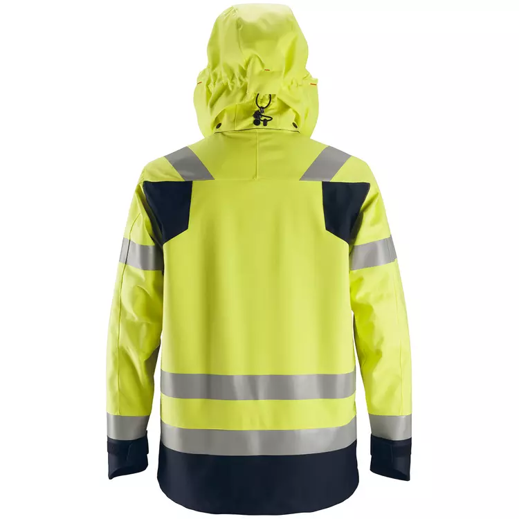 Snickers Workwear Snickers ProtecWork Shelljacke, Hi-vis Gelb/marine, Herren 5 Snickers Workwear Snickers ProtecWork Shelljacke, Hi-vis Gelb/marine, Herren – Bild 3