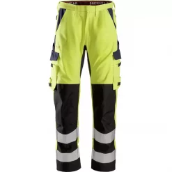 Snickers Workwear Snickers ProtecWork Arbeitshose, Hi-vis Gelb/marine, Herren