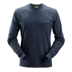 Snickers Workwear Snickers ProtecWork Langärmeliges T-Shirt, Navy, Herren
