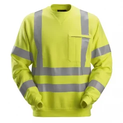 Snickers Workwear Snickers ProtecWork Sweatshirt, Hi-Vis Gelb, Herren