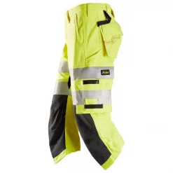Snickers Workwear Snickers ProtecWork 3/4-Arbeitshose, Hi-Vis Gelb, Herren -Snickers Workwear Verkäufe 119347 40