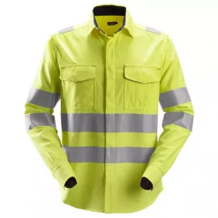 Snickers Workwear Snickers ProtecWork Arbeitshemd, Hi-Vis Gelb, Herren