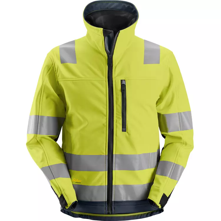 Snickers Workwear Snickers AllroundWork Softshelljacke, Hi-vis Gelb/marine, Herren 3 Snickers Workwear Snickers AllroundWork Softshelljacke, Hi-vis Gelb/marine, Herren