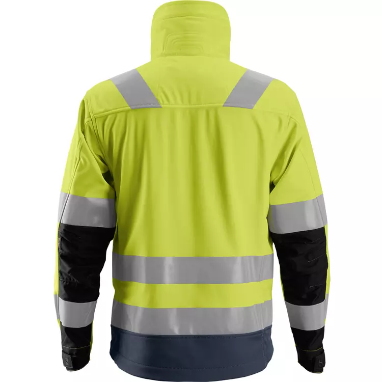 Snickers Workwear Snickers AllroundWork Softshelljacke, Hi-vis Gelb/marine, Herren 5 Snickers Workwear Snickers AllroundWork Softshelljacke, Hi-vis Gelb/marine, Herren – Bild 3