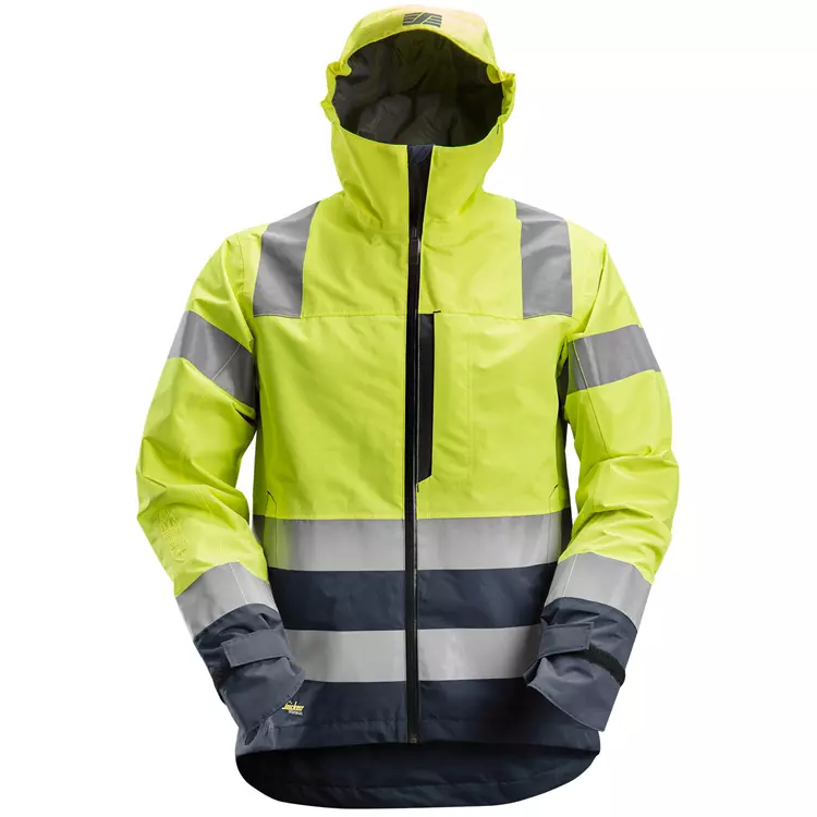 Snickers Workwear Snickers AllroundWork Shelljacke, Hi-Vis Gelb /Steel Grey, Herren 13 Snickers Workwear Snickers AllroundWork Shelljacke, Hi-Vis Gelb /Steel Grey, Herren – Bild 11