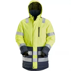 Snickers Workwear Snickers AllroundWork Winterparka, Hi-vis Gelb/marine, Herren -Snickers Workwear Verkäufe 120346 10 1
